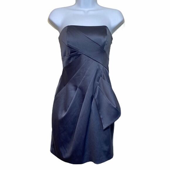 Max & Cleo Strapless Chromium Dress - Picture 1 of 6